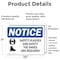 Signmission 7 in Height, 10 in Width, Vinyl Decal, Rectangle OS-2PACK-NS-D-710-L-18163 - alternate 3